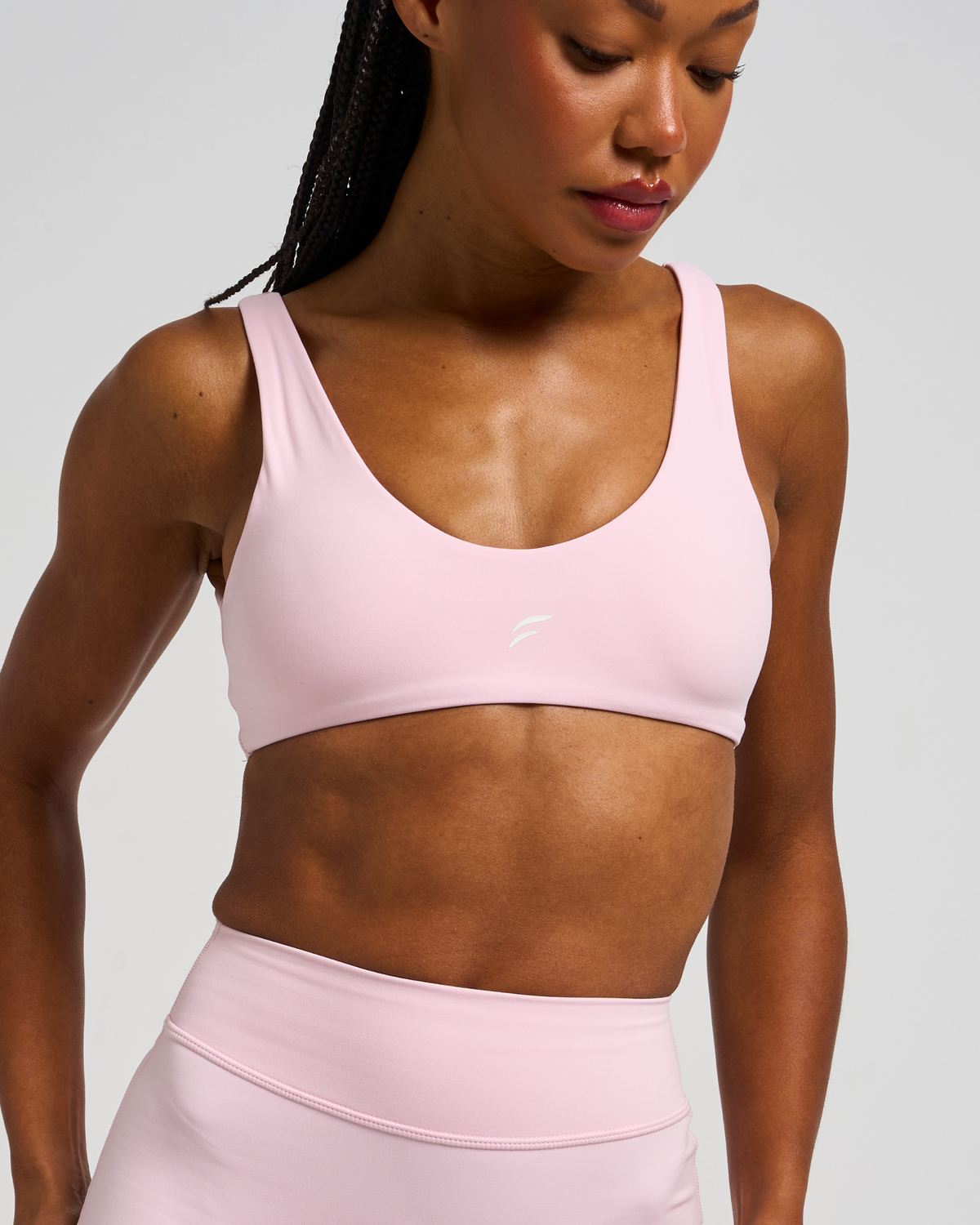 SKNCLOUD™ Curve Bralette with White Logo