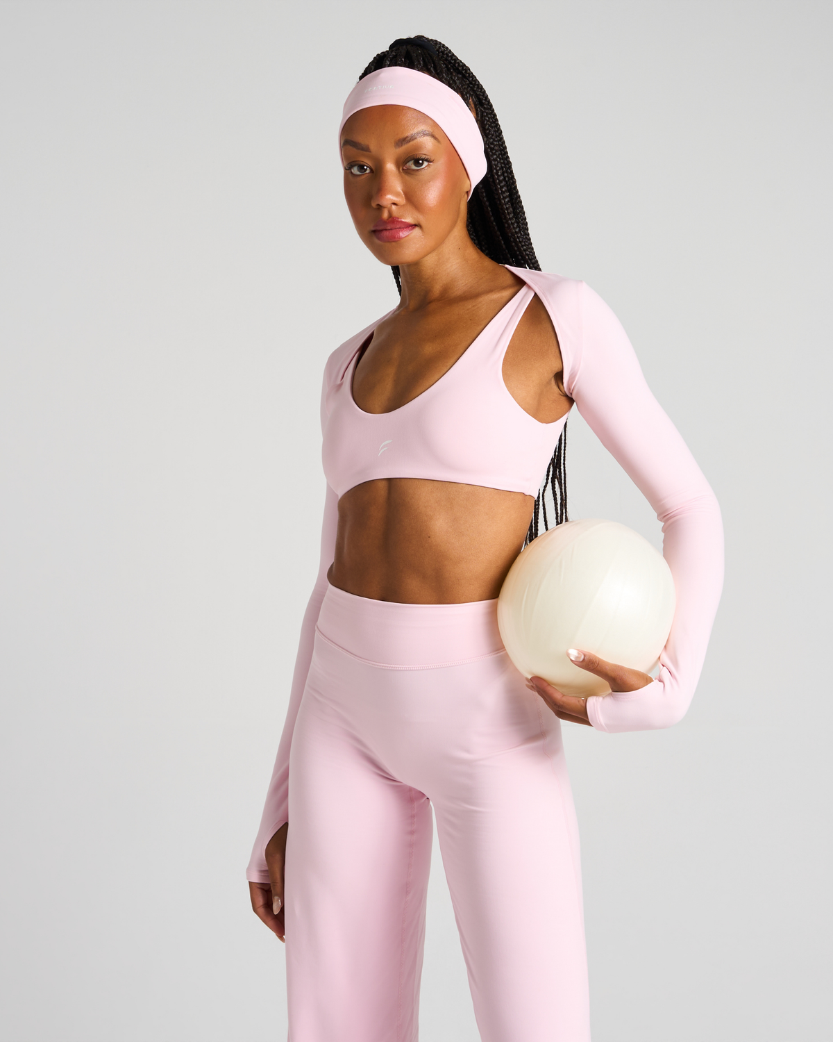 SKNCLOUD™ Long Sleeve Shrug with White Logo