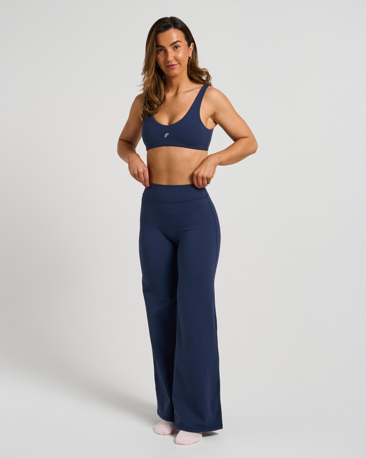 SKNCLOUD™ Curve Bralette with White Logo