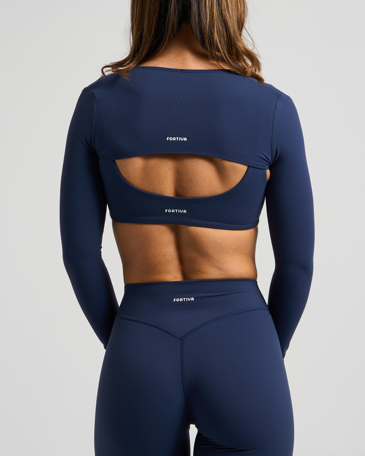 SKNCLOUD™ Long Sleeve Shrug with White Logo